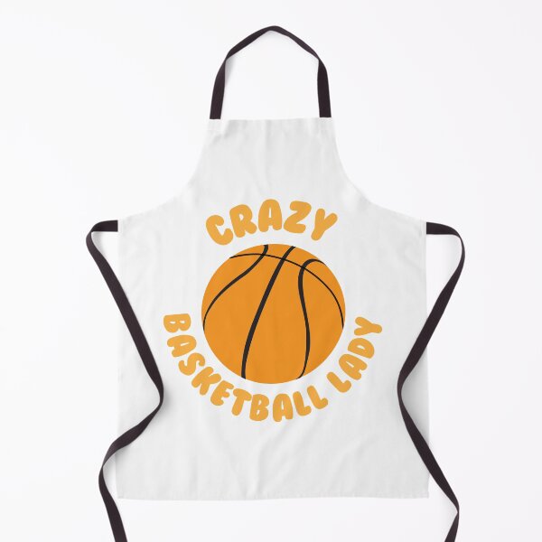 Item preview, Crazy basketball lady (circle) designed and sold by jazzydevil.