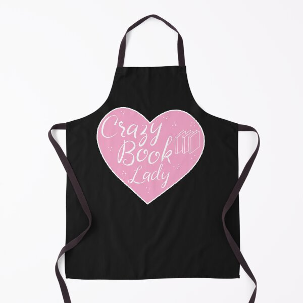 Item preview, CRAZY BOOK LADY in pink heart designed and sold by jazzydevil.