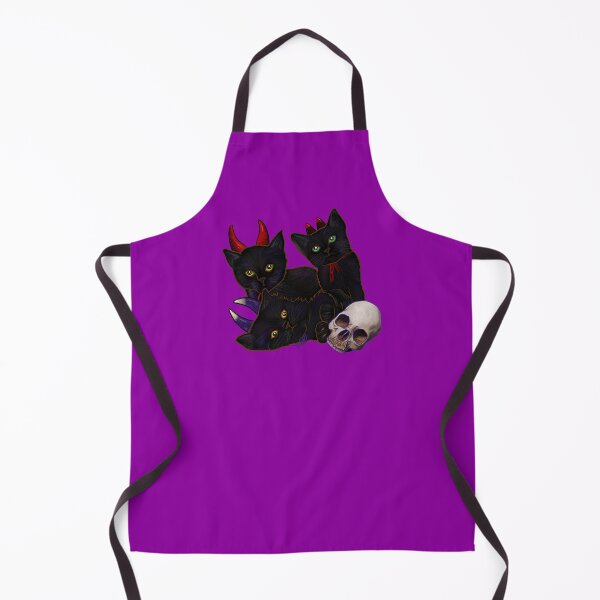 Item preview, Halloween Kittens Dressed In Little Devil Costumes with Skull designed and sold by iamgirl1.