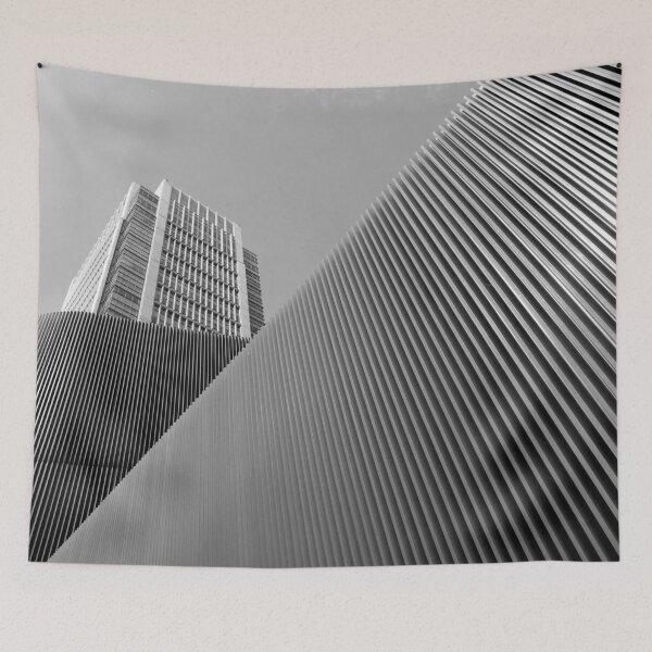 Item preview, BLACK & WHITE BUILDING LINES | Architect Abstract Photo designed and sold by PhotoStory.