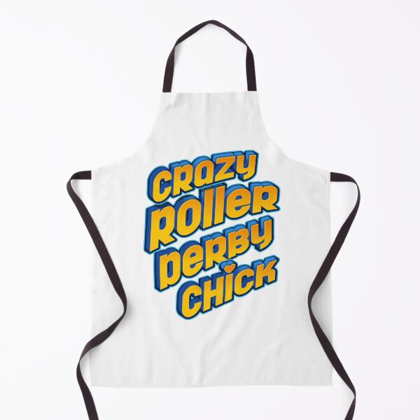 Item preview, Crazy roller derby chick (lady) designed and sold by jazzydevil.
