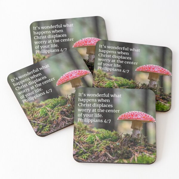 Item preview, Christ Displaces Fear and Worry designed and sold by Biblecafe.