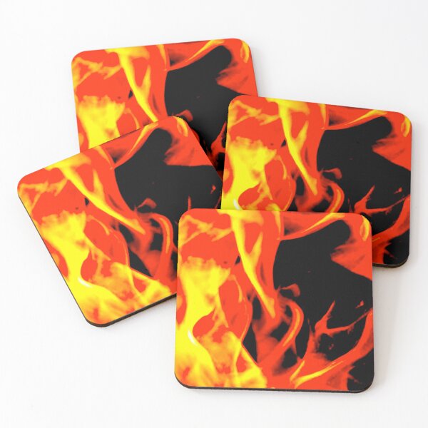Item preview, Fiery Ember Accent — Bold Flame Home Decor designed and sold by Galathi Designs.