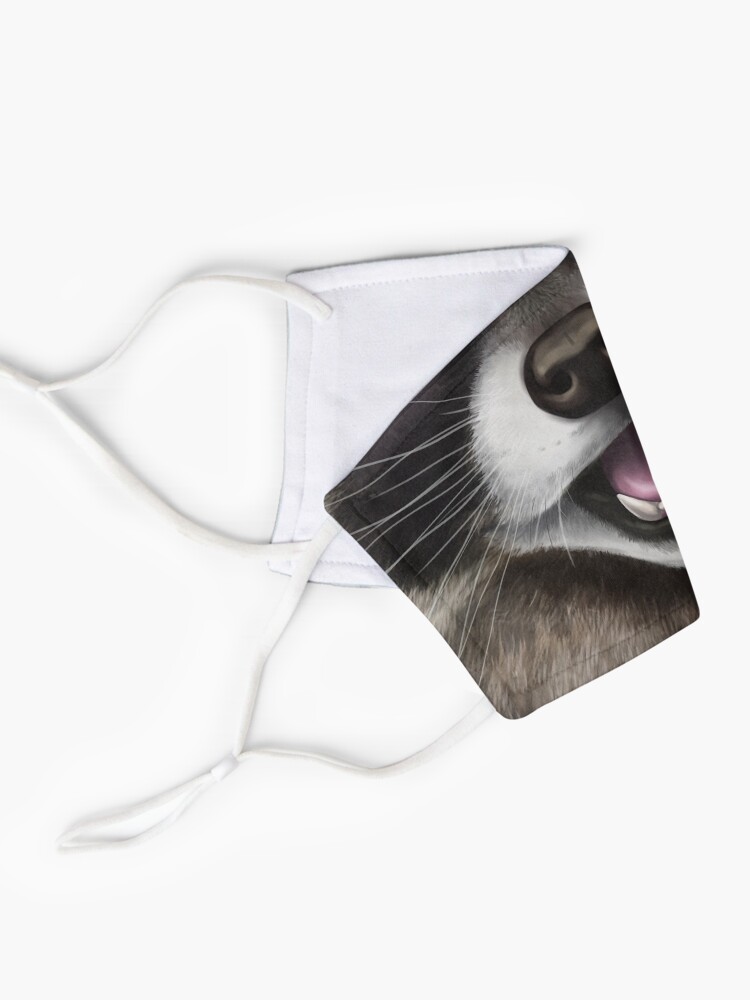Alternate view of Raccoon Face Mask