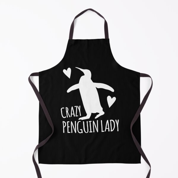 Item preview, Crazy penguins lady (Emperor penguin in white) designed and sold by jazzydevil.