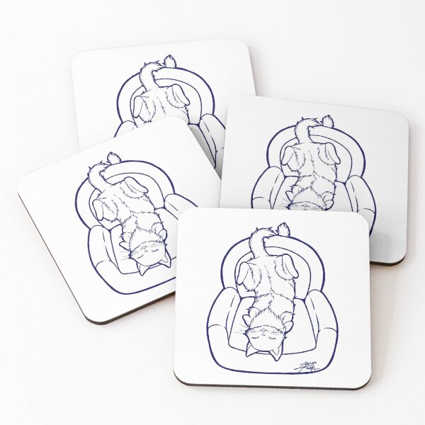 Item preview, Cute Couch Potato Cat Illustration designed and sold by ZaryaKiqo.
