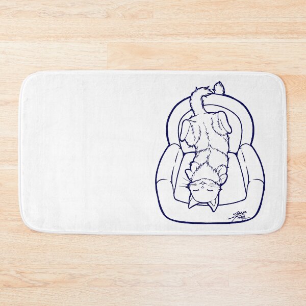 Item preview, Cute Couch Potato Cat Illustration designed and sold by ZaryaKiqo.