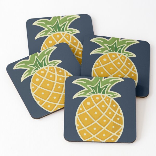 Item preview, Pineapple - Navy designed and sold by by-lauren.