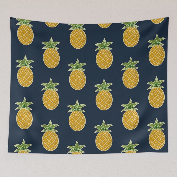 Item preview, Pineapple - Navy designed and sold by by-lauren.