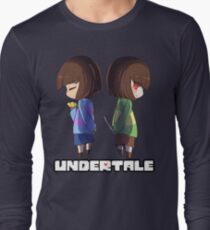 Undertale - chara and frisk Long Sleeve T-Shirt