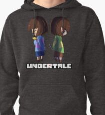 Undertale - chara and frisk Pullover Hoodie