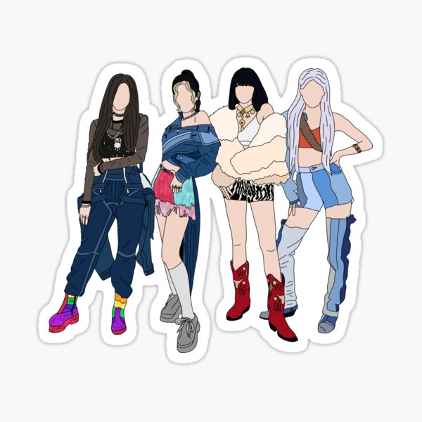 blackpink stickers redbubble