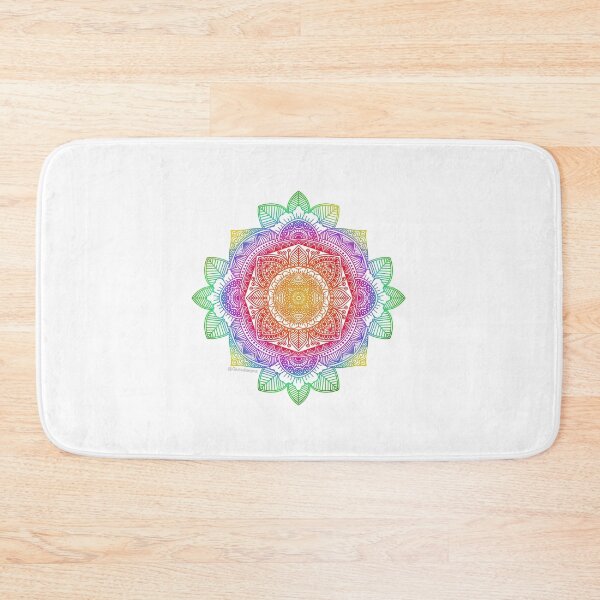 Item preview, Rainbow floral mandala designed and sold by Giulia  Palazzo.