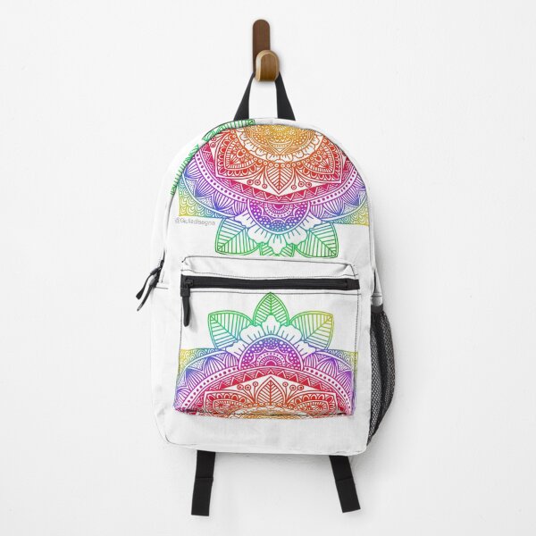 Item preview, Rainbow floral mandala designed and sold by Giulia Palazzo.