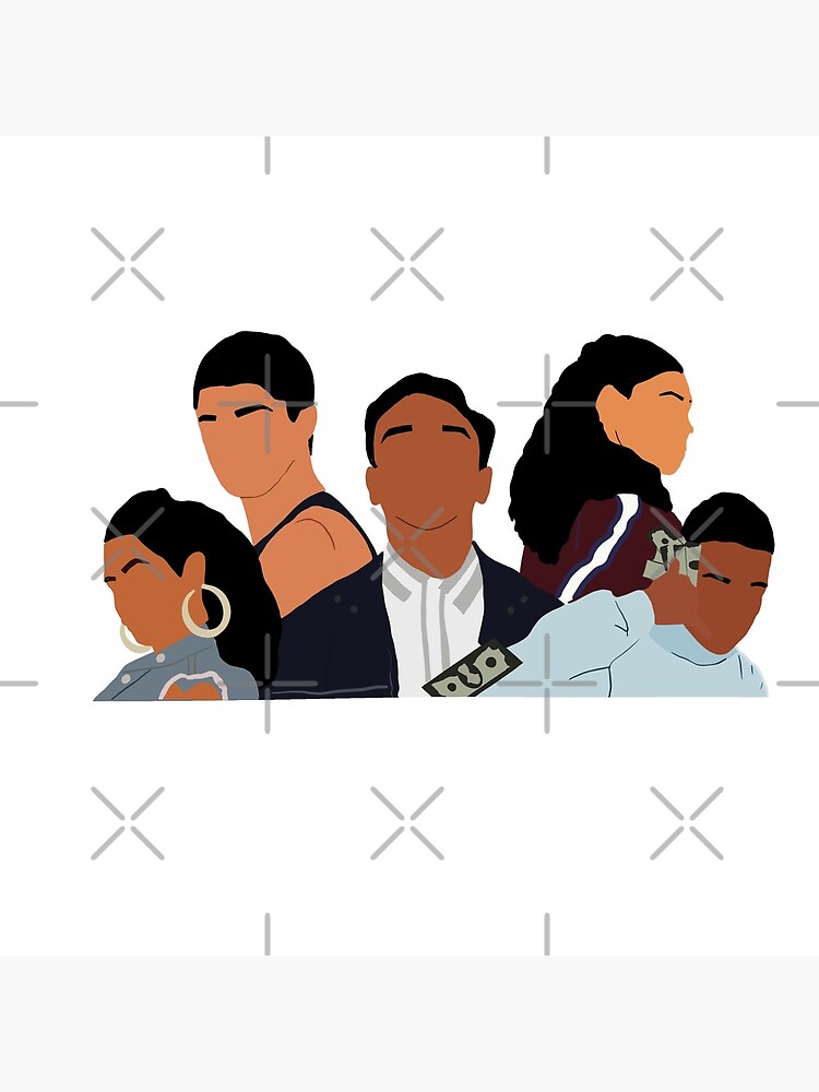 "On my block" Poster by ArtbyAnkitha Redbubble