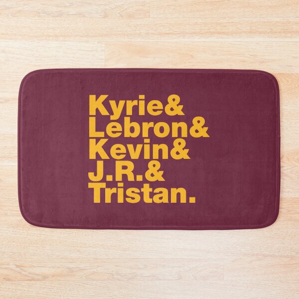 Item preview, 2015-2016 Cleveland Basketball Starting Five Gold Over Brown Design designed and sold by johnta17.