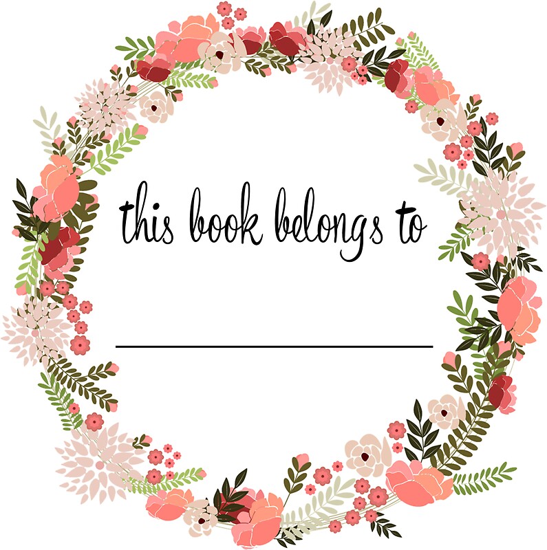 this-book-belongs-to-sticker2-stickers-by-paperbouquet-redbubble