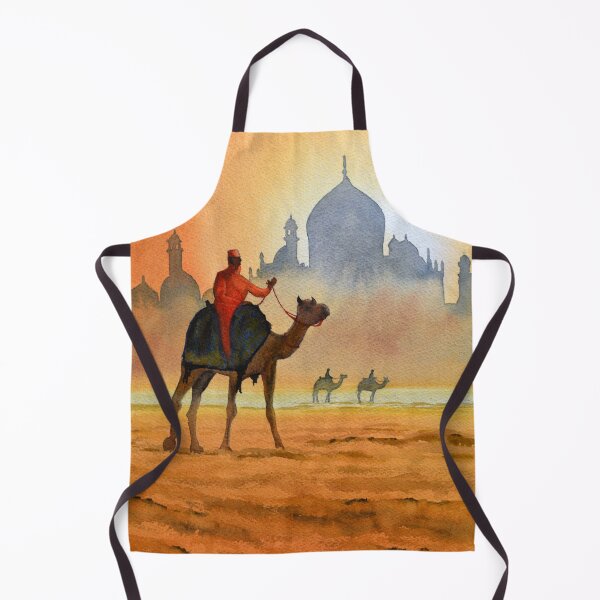 Item preview, Camel Riders Beside the Yamuna River and Taj Mahal designed and sold by William Holkham.