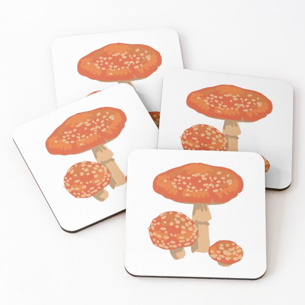 Item preview, Orange amanita designed and sold by moonbearvisions.