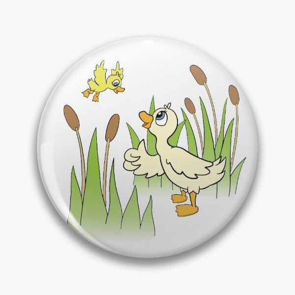 Artikelvorschau, Mutter Ente lehrt Baby Entlein zu fliegen entworfen und verkauft von hlafflin.