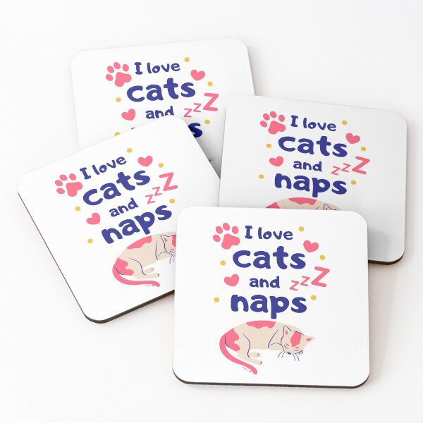 Item preview, I love cats and naps designed and sold by LittleAngy.