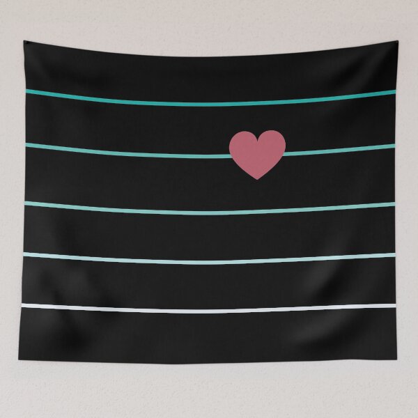 Item preview, Love line pattern in blue gradients designed and sold by yselle.