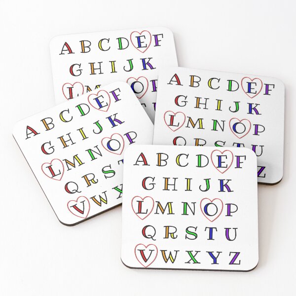 Item preview, Rainbow alphabet of love designed and sold by LittleAngy.