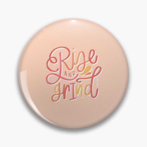 Item preview, Handlettered Rise and Grind designed and sold by rozarts.