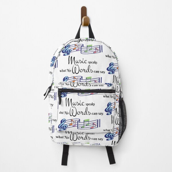 Item preview, Music Speaks What No Words Can Say, Music Quote With Music Notes designed and sold by 4AllTimes.