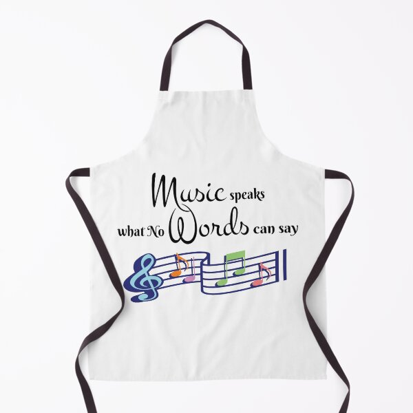 Item preview, Music Speaks What No Words Can Say, Music Quote With Music Notes designed and sold by 4AllTimes.