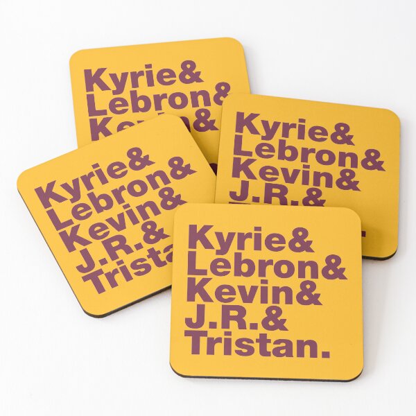 Item preview, 2015-2016 Cleveland Basketball Starting Five Brown Over Gold Design designed and sold by johnta17.