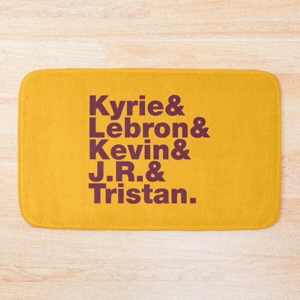 Item preview, 2015-2016 Cleveland Basketball Starting Five Brown Over Gold Design designed and sold by johnta17.
