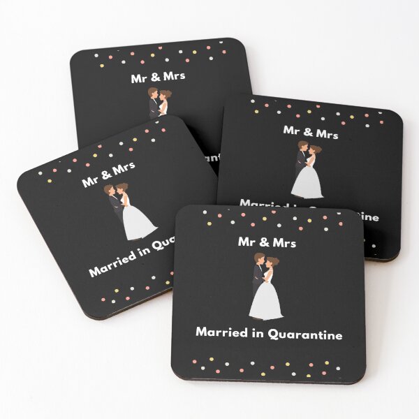 Item preview, Mr and Mrs Married in Quarantine designed and sold by SassyStore.