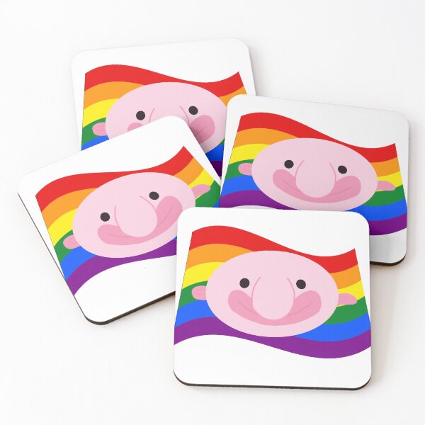 Item preview, Cute Gay Pride Blobfish designed and sold by TayTayD.