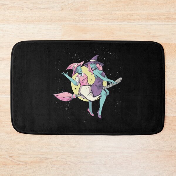 Item preview, Halloween witches ride on a broomstick designed and sold by DerSenat.