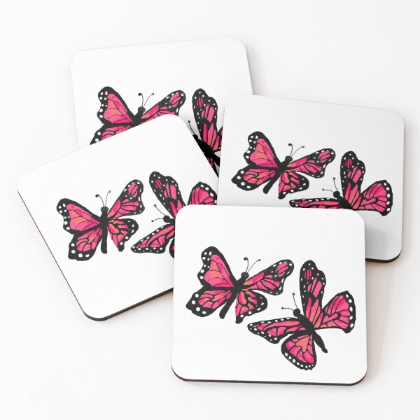Item preview, Pink Monarch Butterflies designed and sold by KatharineArt.