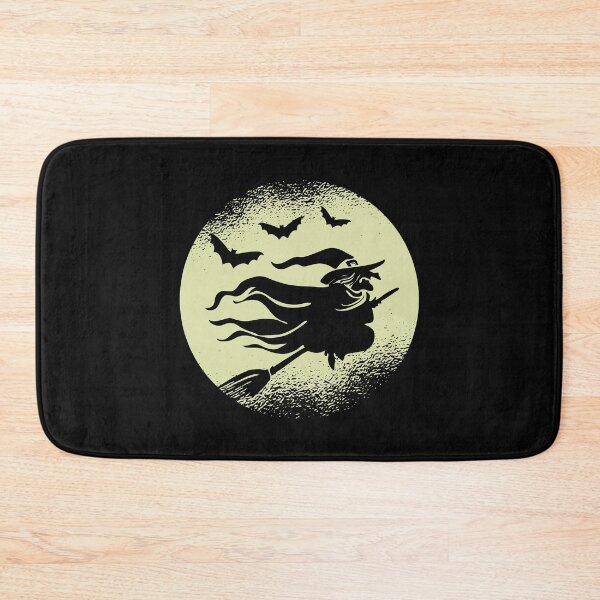 Item preview, Halloween witch riding on broom designed and sold by DerSenat.