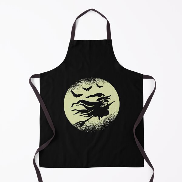 Item preview, Halloween witch riding on broom designed and sold by DerSenat.