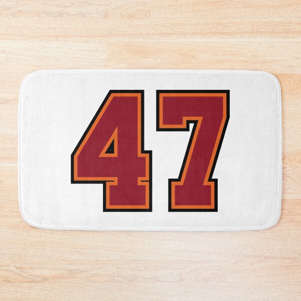 Aperçu de l'œuvre Maillot numéro 47 Sports Tampa Fourty-Seven créée et vendue par HelloFromAja.