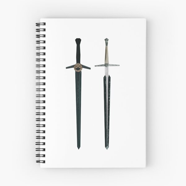 Item preview, Geralt of Rivia's Swords Sticker designed and sold by themiladias.