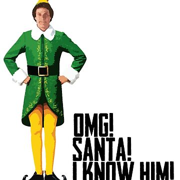 Smiling's my favorite Buddy The Elf Movie Will Ferrell Leggings