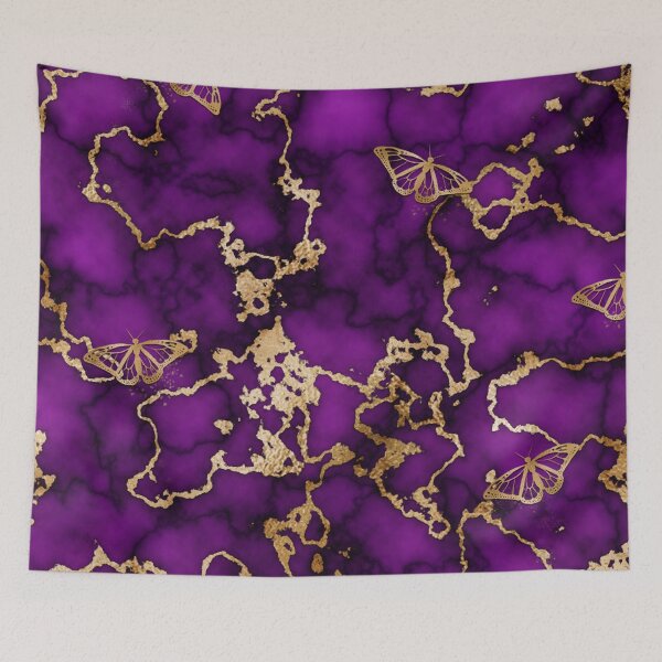 Item preview, Marble Gold Butterfly Full Violet designed and sold by llBBJll.