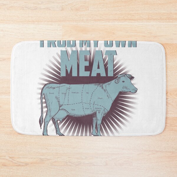 Item preview, Funny BBQ Chef gift | I Rub My Own Meat | Joke Chef design print designed and sold by Lisbob.