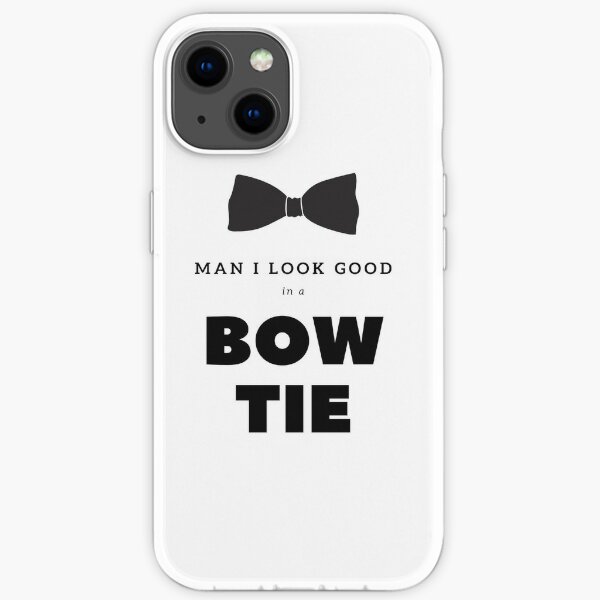 funny bow tie day artwork iPhone Soft Case