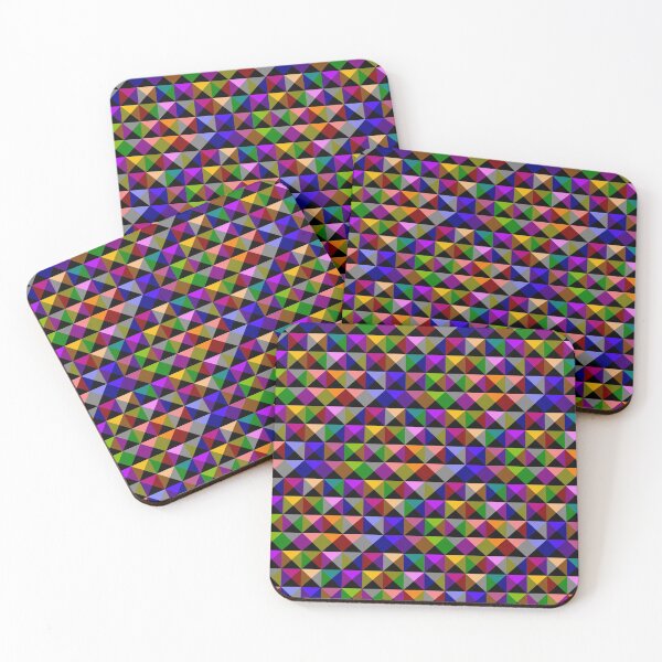 Item preview, Hypnotic Multicolour Triangles Pattern designed and sold by MarkUK97.
