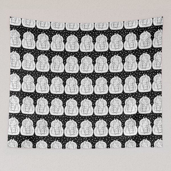 Item preview, Cute Couch Potato Cat Pattern designed and sold by ZaryaKiqo.