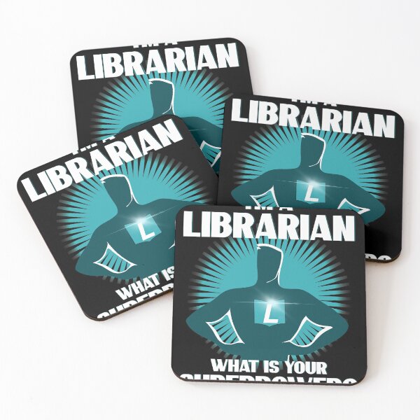 Item preview, Superpower Librarian Gift design for Library Readers print designed and sold by Lisbob.