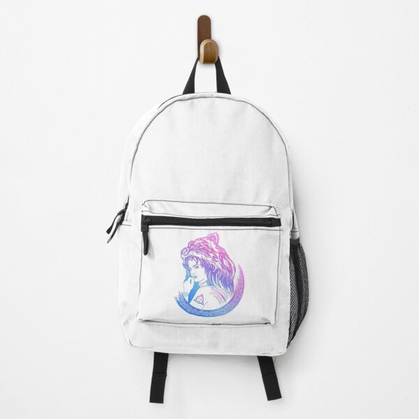 Tribal Strong Woman in a Skin of a Bear - Scandinavian Vikings Backpack