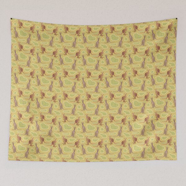 Item preview, Kangaroo - Australian Art designed and sold by darioviegas.