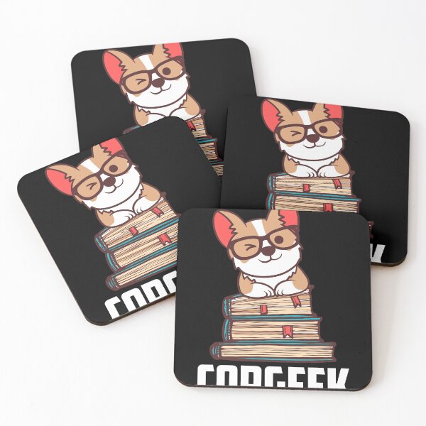 Item preview, Funny Corgi Geek Corgeek Book Lovers Gift design product designed and sold by Lisbob.